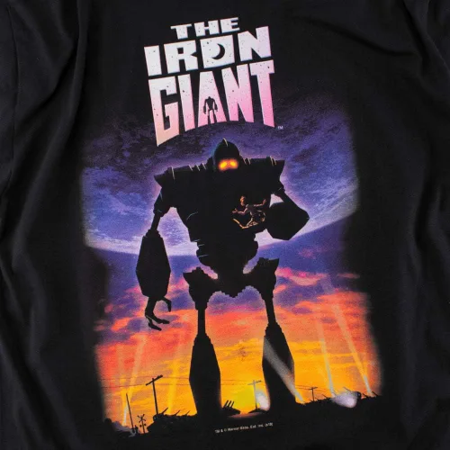 Miniatura 5 de El cartel gigante de hierro camiseta & pegatinas
