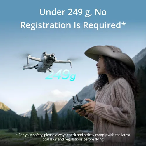 Miniatura 2 de DJI Mini 4 Pro dron plegable con control remoto RC 2 (con pantalla) kit Fly More Plus con baterías extendidas, cámara de video 4K HDR para adultos
