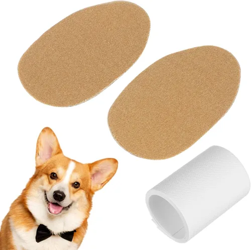 SUPVOX 1 par de herramientas de soporte para orejas de perro: kit de publicación de orejas con cinta y calcomanías para Doberman Corgi y más - Ayuda