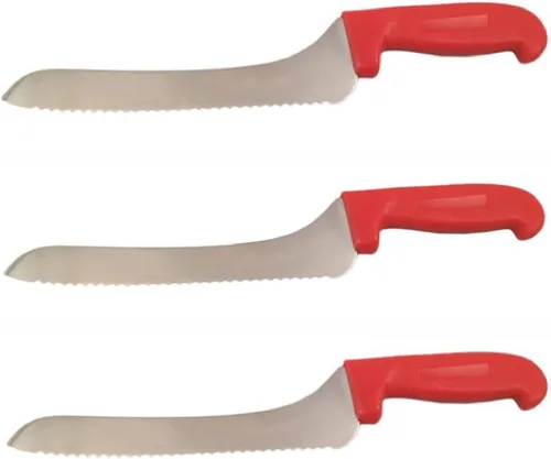 Miniatura 8 de Cuchillo de pan offset de 9 pulgadas - Elige tu color - Cocina doméstica y comercial (rojo)