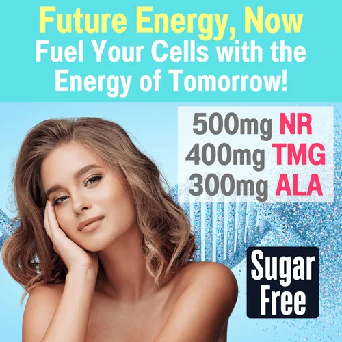 Miniatura 4 de Gomitas sin azúcar de 1500 mg NAD+ NAD + Plus NR TMG ALA Trans-Resveratrol Fisetina Suplementos Nicotinamida ribósido trimetilglicina ácido alfa