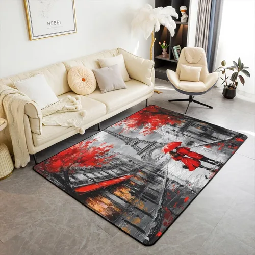 Miniatura 14 de Erosebridal Alfombra de área con diseño de árbol de la vida, 3 x 5, hippie, sol y luna, decoración de astrología en blanco y negro, antideslizante