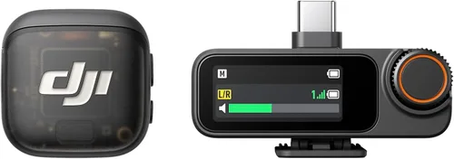 Miniatura 9 de DJI Mic 3 (2 TX + 1 RX + Estuche de Carga), Micrófono Inalámbrico para iPhone/Cámara/Android, Ultraligero, Control de Ganancia Adaptativo
