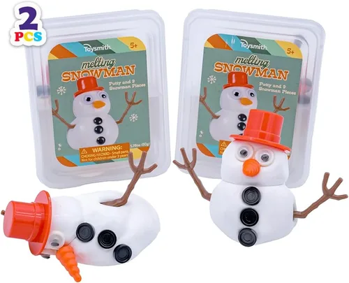 Miniatura 8 de Toysmith Muñeco de nieve derretido, Blanco