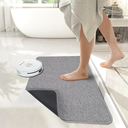 Miniatura 6 de Bosap Alfombra de Baño, Alfombras Corredoras de Baño Ultra Delgadas, Alfombras de Baño Grandes para Baño, Secado Rápido, Antideslizante, Lavable a