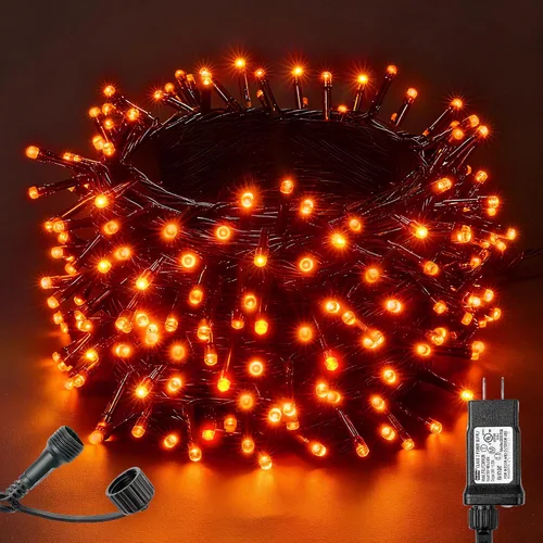 Miniatura 14 de BlcTec Luces de Navidad blancas cálidas, 300 luces LED de 108 pies para árbol de Navidad con 8 modos, impermeables, con certificación UL