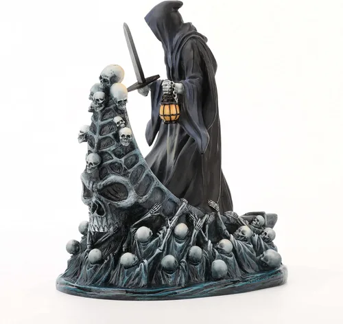 Miniatura 3 de Veronese Design Escultura de resina pintada a mano, 7 7/8 pulgadas de alto, diseño de mensajero oscuro y el ferry de la maldita estatua de la parca