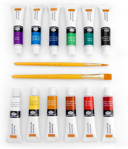 Miniatura 2 de Royal & Langnickel Pintura Gouache, 18 piezas