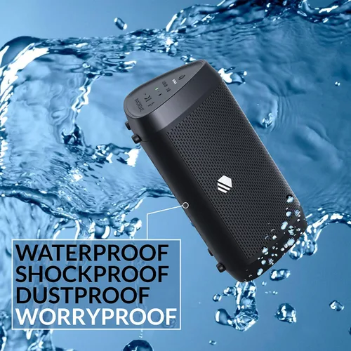 Miniatura 4 de Tech-Life Mini altavoz Bluetooth inalámbrico portátil pequeño con alto volumen para actividades al aire libre - Altavoz Bluetooth impermeable