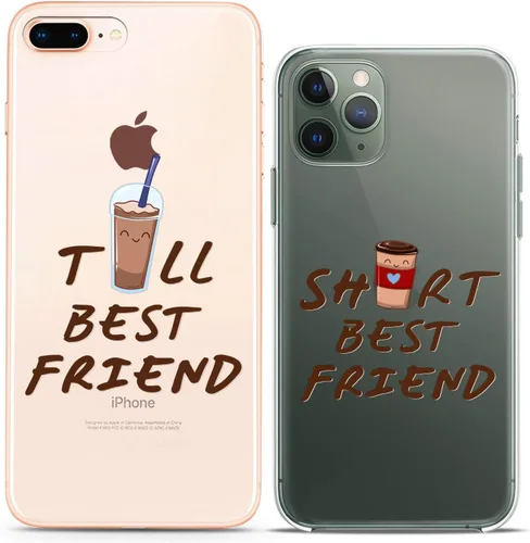 Miniatura 12 de Fundas a juego para parejas compatibles con iPhone 16 15 14 13 12 11 Pro Max Mini Xs X 6s 8 Plus 7+ Xr 10 SE 5 pares Kawaii Sweet Cute Slim Print