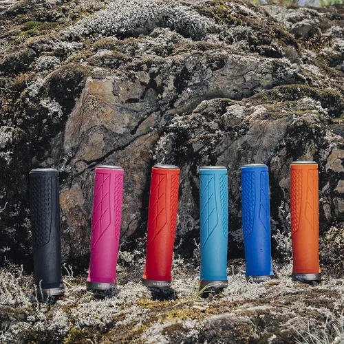 Miniatura 6 de Elega - Empuñaduras de bloqueo para manillar de bicicleta, empuñaduras de goma ligeras para XC, MTB, BMX