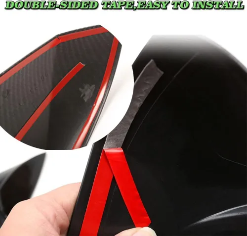 Miniatura 6 de Estilo de Coche ABS Puerta Cuerno de Buey Espejo Retrovisor Carcasa Cubierta Tapas Moldura Accesorios de Decoración Exterior Para Toyota Corolla