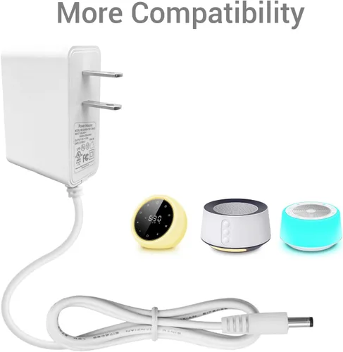 Miniatura 2 de Cargador de máquina de sonido de ruido blanco - Compatible con BGOVERSS SF407, T126L, TP2, TP1 - Cable de fuente de alimentación de repuesto