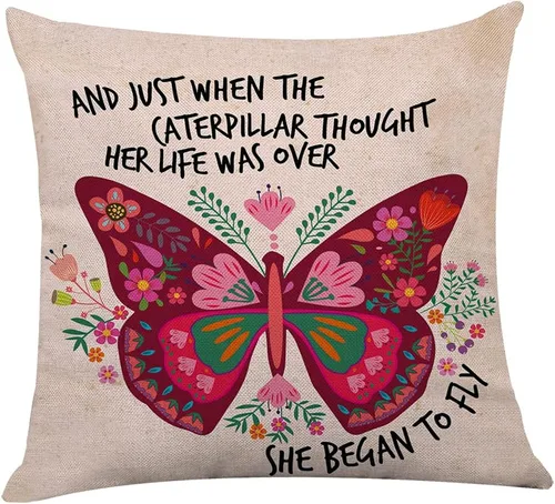 Miniatura 18 de Littlefa Funda de Almohada Be The Sunshine, Fundas de Almohada de Sol, Funda de Almohada Decorativa Sunshine, Funda de Almohada Decorativa de Flores