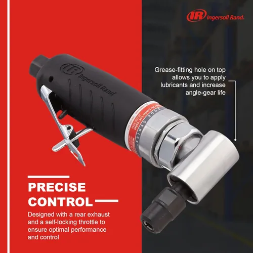 Miniatura 5 de Ingersoll Rand 3101G Edge Series Amoladora Angular Portátil de Matriz de 1/4 de Pulgada con Diseño Liviano