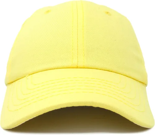 Miniatura 44 de DALIX Gorra de béisbol para papá, lisa, para hombre, mujer, algodón, ajustable, en blanco, sin estructurar, suave