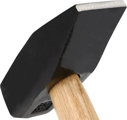 Miniatura 3 de Martillo de cruz de 3 libras, martillo de herrero de 3 libras con mango de madera para metalurgia, maquinistas e ingenieros