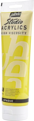 Miniatura 55 de PEBEO Studio Acrílicos de Alta Viscosidad, Acrílico Fino, 250 ml - Plata Iridiscente, 8.45 Fl Oz (Paquete de 1)