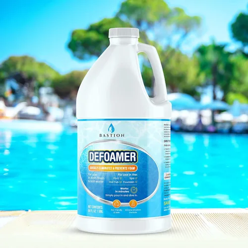 Miniatura 2 de Antiespumante para bañera de hidromasaje, piscina, fuente y spa, concentrado antiespumante, emulsión de silicona, elimina y previene rápidamente
