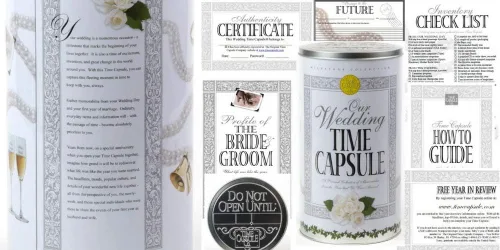Miniatura 5 de Juego de recuerdos personalizados de cápsula de la hora de la boda, decoraciones de despedida de soltera, regalos de boda para pareja o novia