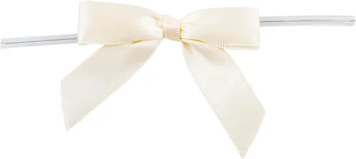Miniatura 10 de Reliant Ribbon 100 unidades lazo 2,5 longitud X 1,75 de largo moño cinta , Dorado antiguo, 5/8