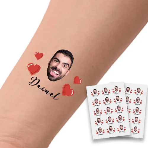 Miniatura 14 de Tatuajes temporales personalizados para fiestas, tatuajes divertidos de cerveza, regalo de cumpleaños para adultos, amigas, mujeres y hombres