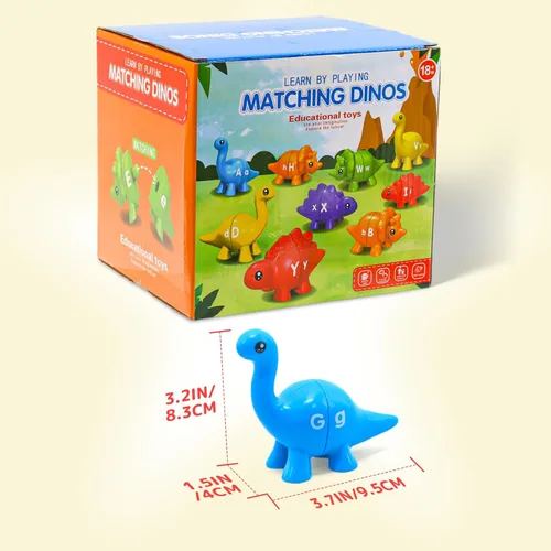 Miniatura 6 de 26 piezas de juguete de habilidades motoras finas con letras coincidentes, juego educativo de alfabeto para niños pequeños de 1 a 3 años, juguete