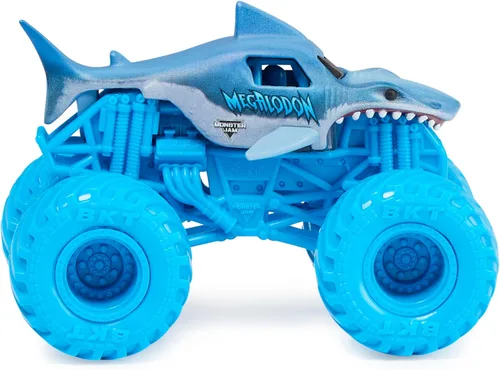 Miniatura 3 de Monster Jam Camión fundido a troquel 1:64 Spin Master 2022 con accesorio adicional: Megalodon Hyper Fueled