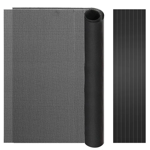 Miniatura 8 de MoKo Filtro de polvo de 4.724 x 9.449 in para ventilador de computadora, paquete de 2, marco magnético, ventilador de PC, malla contra polvo, filtro