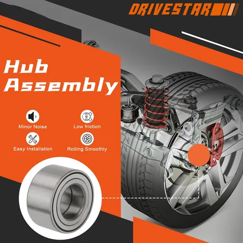 Miniatura 2 de 510112 Cojinete de cubo de rueda delantera para Alfa Romeo 2012 Mito; para Fiat 2012-19 500, 2016-18 500X; para Nissan 2024 Kicks, 15-17 Micra