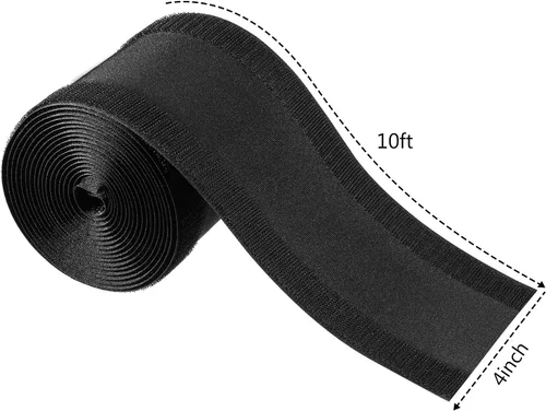 Miniatura 2 de WILLBOND Cubierta de cable de alfombra, protector de cable de suelo, gestión de protector de cables solo para alfombras de oficina comercial