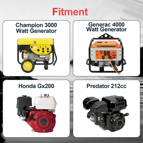 Miniatura 7 de Caja de filtro de aire para generador de 420 cc, conjunto de cubierta para filtro de aire Honda GX390 GX240 GX270 GX340 para 5500 6000 6500 8750