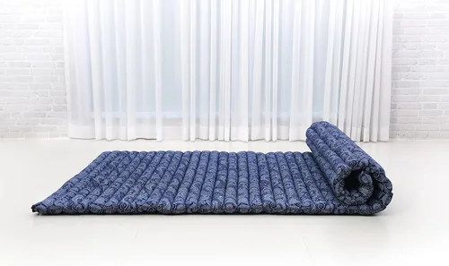 Miniatura 5 de Leewadee - Kapok Roll Mat – Colchón plegable artesanal para dormir y relajación de Tailandia, ideal como cama de invitados, colchoneta de camping