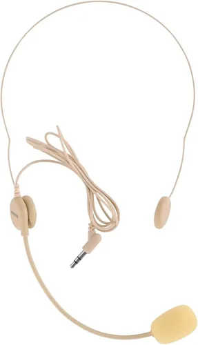 NEEWER Auriculares de micrófono, pista mono para amplificador de voz con cable, conector TRS estándar de 0.138 in para profesores, entrenadores de