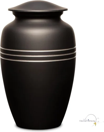 Miniatura 3 de Eternal Harmony Urna grande para cenizas, jarrón de cremación masculino y femenino para cenizas humanas, sello seguro y bolsa de terciopelo, jarrón