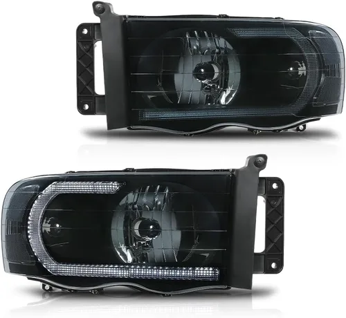 Miniatura 48 de CNNELL Conjunto de faros delanteros compatible con Ford F150 Pickup 2004-2008/Lincoln Mark LT 2006-2008