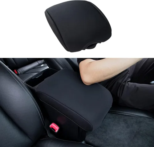 JDMCAR Compatible con accesorios Toyota Tacoma 2016-2022 2023, funda para reposabrazos de consola central, protector de consola central de neopreno