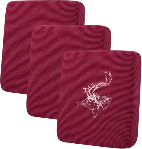 Miniatura 123 de hyha Fundas impermeables para cojines de sofá para mascotas, funda antideslizante para asiento de sofá para perros lavable, tela de jacquard Gris