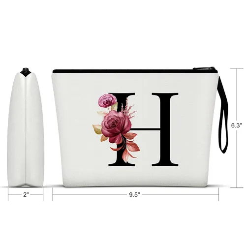 Miniatura 2 de Vavabox A-Z Bolsa de Maquillaje Personalizada, Regalos de Cumpleaños para Mujeres y Mamá, Regalos para la Mejor Amiga, Bolsa de Cosméticos