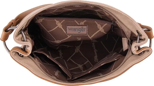 Miniatura 6 de Wrangler Hobo Bags for Women Vegan Leather Top Handle Shoulder Purses and Handbags