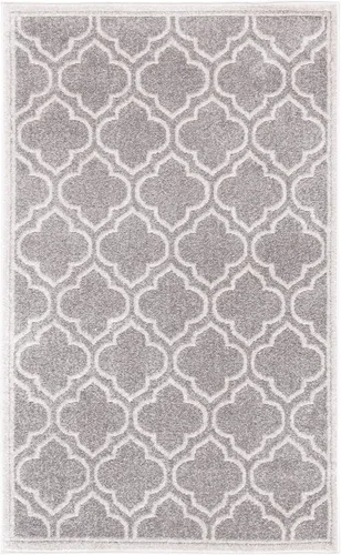 Miniatura 34 de Safavieh Amherst Collection Tapete AMT412A para interiores/exteriores de color marfil y verde claro, Polipropileno