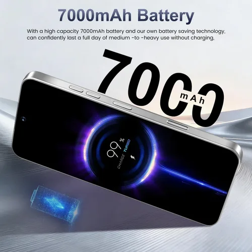 Miniatura 4 de Teléfono celular desbloqueado de 16 pm, pantalla HD de 6.99 pulgadas, teléfono 5G de 16+512 GB, Android 14.0, cámara de zoom de 68+108 MP, botón