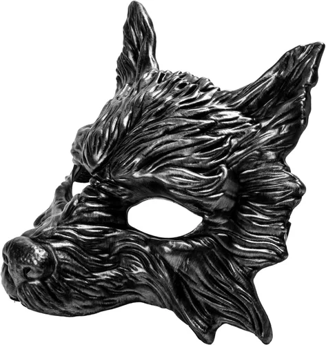 Miniatura 2 de Máscara de cara completa de lobo realista de Halloween, disfraz de monstruo Louisiana Rougarou, cosplay, lobo, hombre lobo, accesorio para mascarada