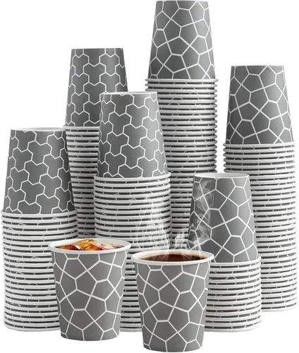 Miniatura 10 de Paquete de 180 tazas de café de 16 onzas, tazas de café desechables de papel caliente de 16 onzas, taza de café de papel aislada para bebidas frías