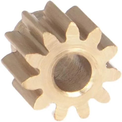 Miniatura 3 de KYX Carreras de transmisión piñón latón engranaje 11T actualizaciones Accesorios para 1/24 RC Crawler coche Axial SCX24 cerrojo JLU C10 B-17 (piñón)