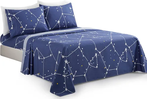Miniatura 8 de Marina Decoration Ropa de cama ultra suave y sedosa con bolsillo profundo con estampado rico de rayón derivado de bambú para todas las estaciones