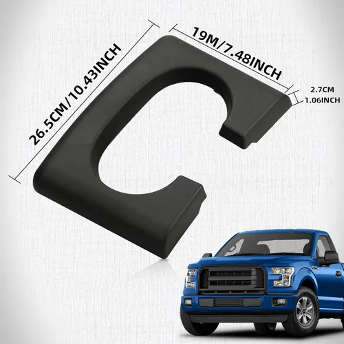 Miniatura 5 de Almohadilla de Repuesto para Portavasos de Consola Central Negro Compatible con Ford F150 2004-2014 Almohadilla para Portavasos de Consola Central