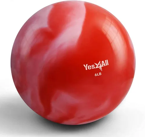 Miniatura 16 de Yes4All - Bolas de tonificación con peso para ejercicio, bolas medicinales suaves para ejercicio, pilates, yoga, equilibrio, flexibilidad, 2-10 C.