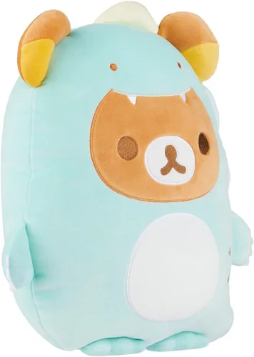 Miniatura 6 de Rilakkuma San-X Original Plays with Dino Flat Mochi Series - Peluche de 15 pulgadas, color verde pastel