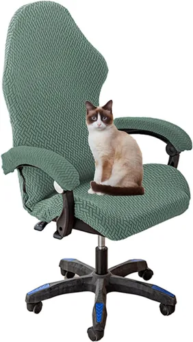 Fundas para sillas de juego con fundas para apoyabrazos, funda para silla de escritorio, funda para silla de computadora, funda elástica para silla